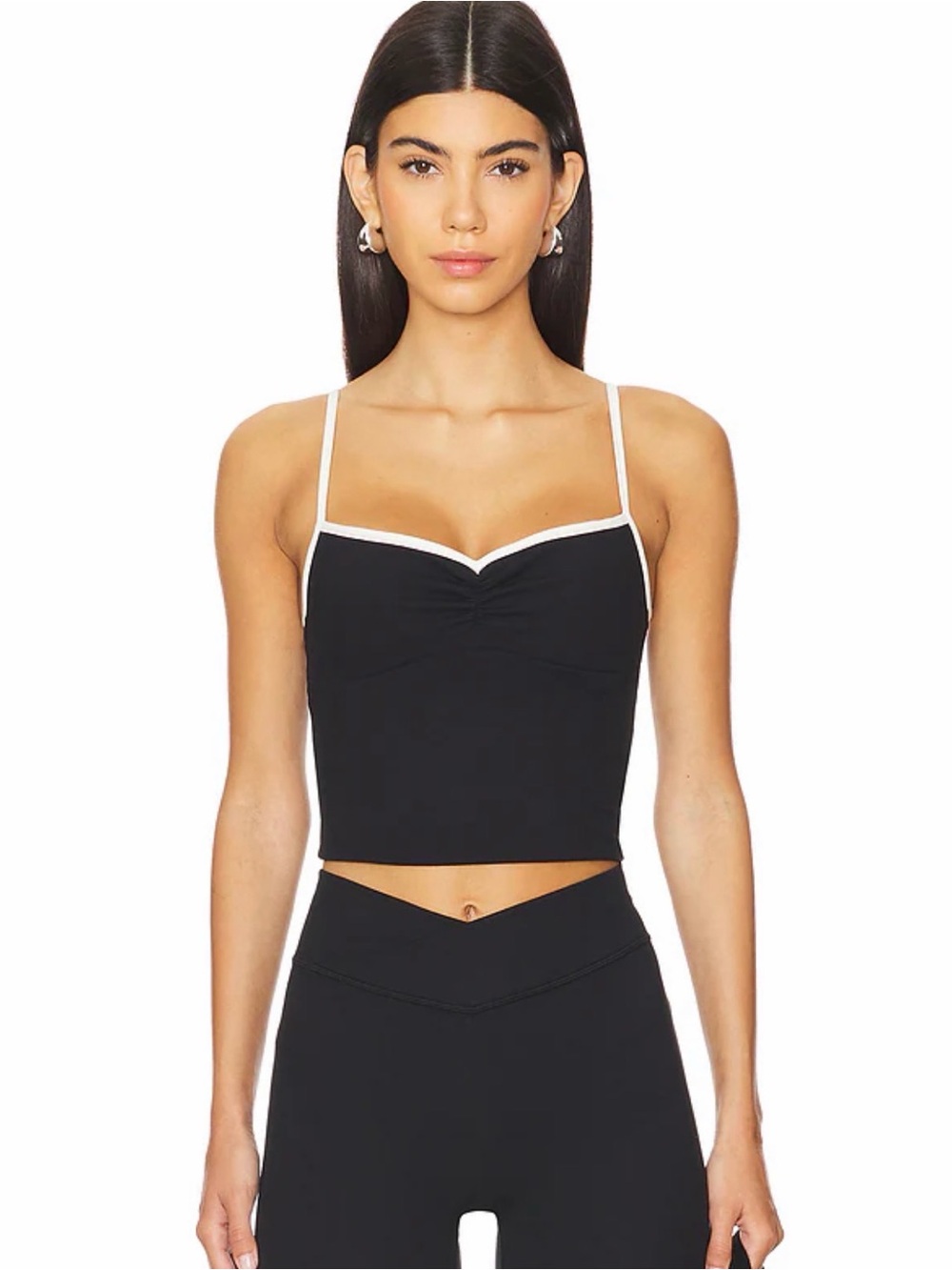 437 Matching Athleisure Set: The V Legging & Ballet Tank in Black Size Medium - Picture 3 of 10